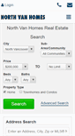 Mobile Screenshot of northvanhomes.com