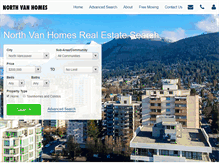 Tablet Screenshot of northvanhomes.com